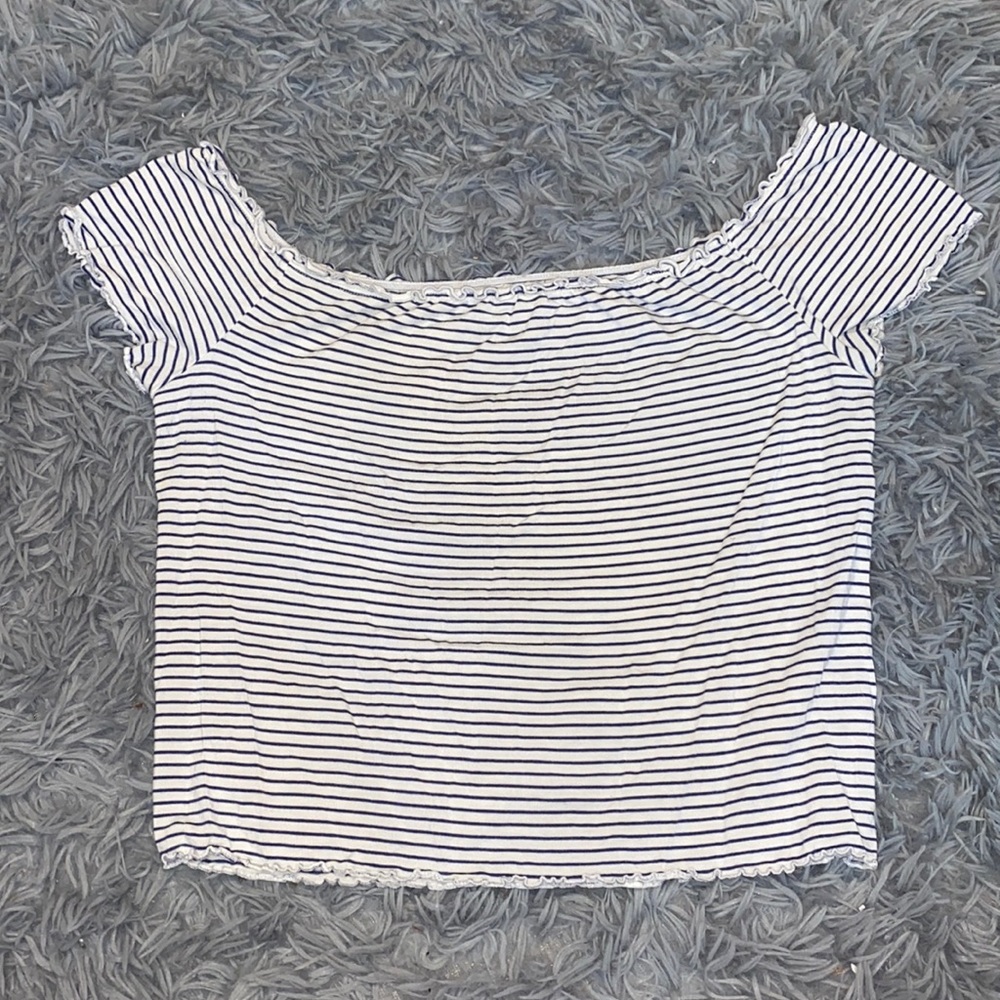 Off the shoulder crop top